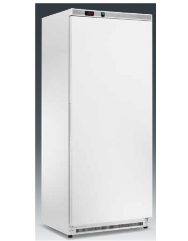 Armadio refrigerato statico, esterno acciaio verniciato bianco - Temp. -minore di 18°C - Capacità Lt 580 - cm 77,7x69,5x189h