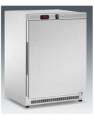 Armadio refrigerato statico, esterno in acciaio inox - Temp. minore di -18°C - Capacità Lt 140 - cm 60x58,5x85h