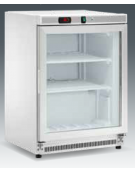 Armadio refrigerato statico minore di -18°C, porta a vetri, esterno acciaio verniciato - Lt 140 - Classe B - cm 60x58,5x185h