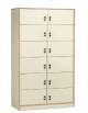 Armadio Porta registri a 12 caselle con serratura - Cm 96x40x190h - Vari colori disponibili