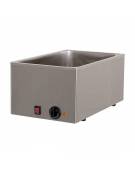 Bagnomaria elettrico da banco in acciaio inox - vasca G/N 1/1 - mm L 340x540x250h