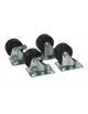 Kit 4 ruote (2 con freno), per armadio refrigerato