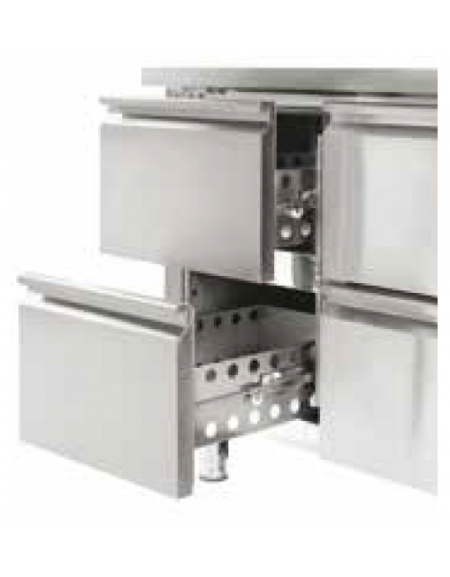 Kit 2 cassetti per banco refrigerato GN 1/1 mm 650h