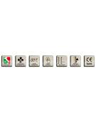 Abbattitore di temperatura in acciaio inox AISI304 - 5 teglie GN 1/1 o 5 x EN 60x40 - Potenza  W 1404 - cm 79x82x89h