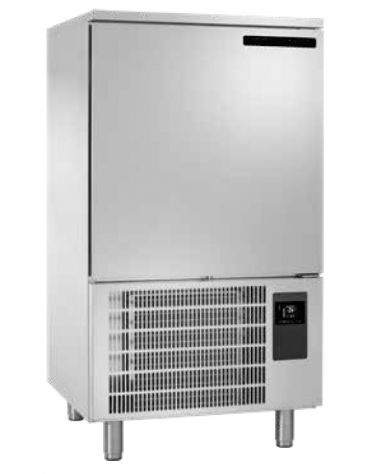 Abbattitore di temperatura in acciaio inox AISI304 - 10 teglie GN 1/1 o 10 x EN 60x40 - Potenza W 2430- cm 79x82x146h
