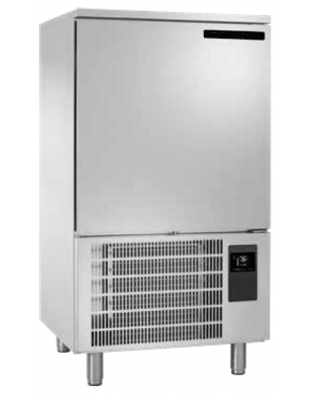 Abbattitore di temperatura in acciaio inox AISI304 - 10 teglie GN 1/1 o 10 x EN 60x40 - Potenza W 2430- cm 79x82x146h