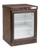 CANTINETTA BASSA PER VINI REFRIGERATA STATICA - CM 64X61X87H - COLORI : NOCE SCURO , NOCE CHIARO O WENGE'