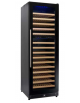 Vetrina refrigerata alta per vino - 160 bottiglie - Lt 424 - Temp. +5/+20°C - Classe G - mm 595x730x1830h