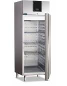 Frigorifero positivo in acciaio inox - refrigerazione ventilata - temperatura +2°+8° C - mm 535x665x1390h