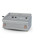 Griglia elettrica da banco trifase-9,6kw, con 2 griglie cm 38x42,5 - dim tot. cm 80x60x28h