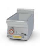 Bagnomaria elettrico da banco monofase-1,55kw in acciaio inox CrNi 18/10 AISI 304, 1 vasca GN1/2+GN1/4  cm 30x 60x 28h