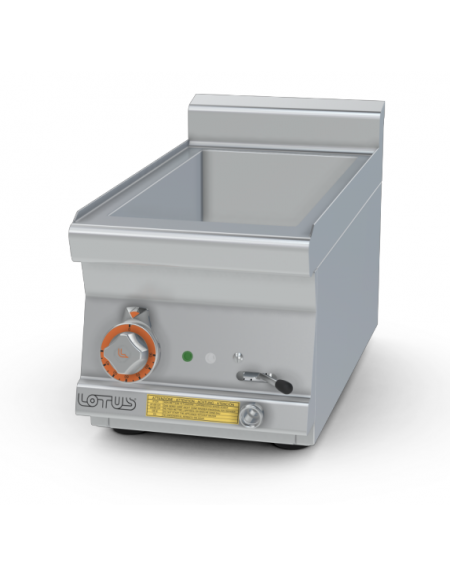 Bagnomaria elettrico da banco monofase-1,55kw in acciaio inox CrNi 18/10 AISI 304, 1 vasca GN1/2+GN1/4  cm 30x 60x 28h