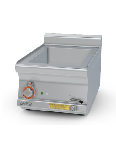 Bagnomaria elettrico da banco monofase-1,65kw in acciaio inox CrNi 18/10 AISI 304, 1 vasca GN1/2+GN1/3  cm 40x 60x 28h