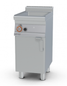 Brasiera fissa multifunzionale a gas su mobile, 6kw, 1 vasca 12 litri cm 30x42x10h - dim tot. cm 40x60x90h