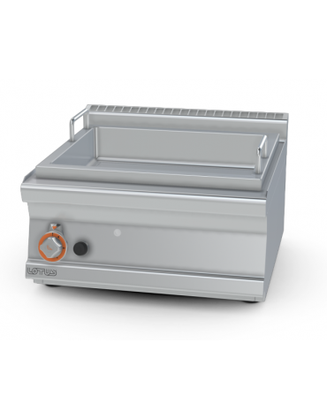 Brasiera a gas da banco 6kw, 1 vasca 20 litri cm 50,5x41x10h - dim tot. cm 60x60x28h