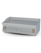 Fry top elettrico trifase-11,25kw da banco, piastra liscia doppia cm 99,5x45, r. temp. 50 a 300 °C - dim. 100x60x28h