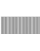 Fry top elettrico trifase-11,25kw da banco, piastra rigata doppia cm 99,5x45, r. temp. 50 a 300 °C - dim. 100x60x28h