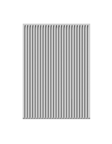 Fry top a gas da banco, 6 kw, piastra rigata, consumo gas 0,181m³/h - sup. di cottura cm 39,5x45  - cm 40x60x28h