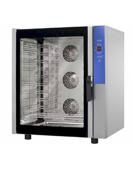 Forno Elettrico in acciaio inox a convezione - comandi digitali - con vapore - 10 teglie - cm 86,5x77,5x101,5h
