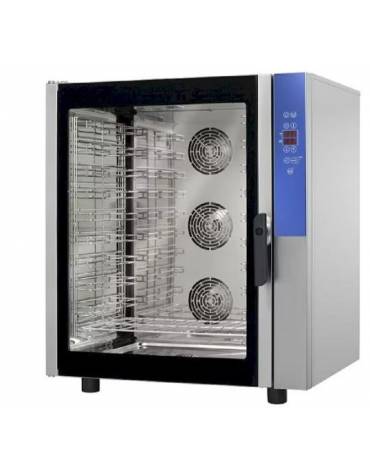 Forno Elettrico in acciaio inox a convezione - con vapore - 10 teglie - cm 86,5x77,5x101,5h