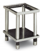 Cavalletto base in acciaio inox CrNi 18/10 AISI 304, cm 80x 48,5x 57h