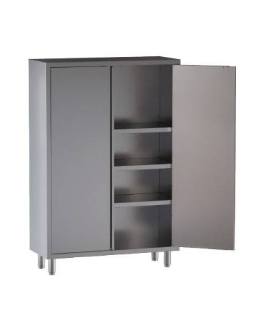 Armadio inox ante a battente cm 120x50x170h