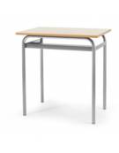Banco monoposto con sottopiano in lamiera CM 70X50