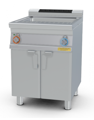 Cuocipasta elett. su mobile trifase, 1 vasca cm 51x30,7x32,7h, capacità 40 lt., cesti esclusi  - cm 60x70,5x90h