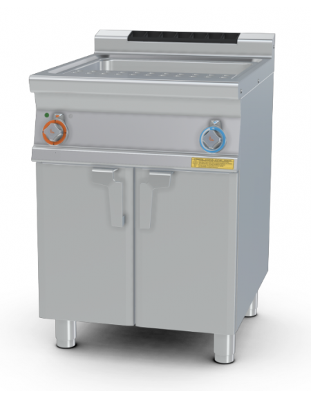 Cuocipasta elett. su mobile trifase, 1 vasca cm 51x30,7x32,7h, capacità 40 lt., cesti esclusi  - cm 60x70,5x90h