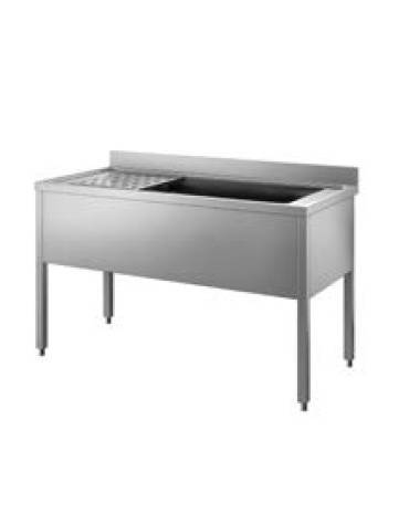 Lavapentole inox Dimensioni cm.100x70x85h