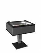 Espositore da banco per gelato 4 vaschette mm 1255x525x360h