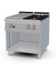 TUTTA PIASTRA + 2 FUOCHI SU MOBILE A GIORNO - PIASTRA CM 37x73 - CM 80X90X90H