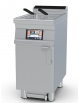 Friggitrice elettrica Touch 1 vasca da Lt 18 su mobile, con o senza Melting - Pompa filtraggio olio a caldo - cm 40x70,5x90h