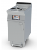 Friggitrice a gas Lt 18 su mobile - 1 vasca da cm 31x34x33h - comandi digitali, con o senza Melting - cm 40x70,5x90h