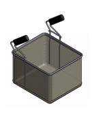 Cesto 1/1 per cuocipasta - cm 28x32x21,5h