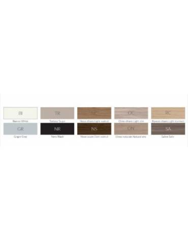 Contenitire basso anta in legno con serratura - cm 90x45x80h