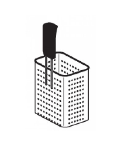 Cesto 1/6 per cuocipasta - cm 14x10x20h