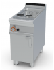 Friggitrice a gas Lt 23 su mobile - 1 vasca cm 33x42x47h - bruciatori esterni, 2 cesti, filtro e coperchio vasca - cm 40x90x90h