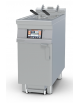Friggitrice elettrica Touch su mobile, 1 vasca da Lt 18, con o senza Melting - 2 sollevatori cesti integrati - cm 40x90x90h