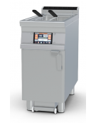 Friggitrice Elettrica TouchScreen Lt 25 su mobile con o senza Melting - dim. vasca cm 31x51x33h - cm 80x90x90h