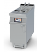 Friggitrice a gas Lt 25 su mobile - comandi digitali, con o senza Melting - 2 sollevatori cesti integrati - cm 40x90x90h