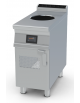 Piano cottura elettrico ad induzione WOK - 1 zona cottura - comandi TouchScreen - kw 4,5 trifase - cm 40x90x90h