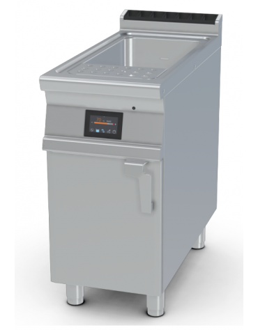 Cuocipasta elettrico su mobile - Vasca Lt 40 - comandi digitali - carico acqua automatico - cm 40x90x90 (Cesti esclusi)