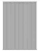 Fry-top elettrico rigato cromato su mobile a giorno - piastra cm 36x68 - comandi digitali - cm 40x90x90h