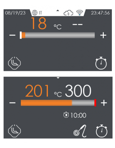 Brasiera elettrica fissa multifunzionale - vasca cm 32,5x64,5x10h - comandi Touchscreen - kw 7,5 trifase - cm 40x90x90h