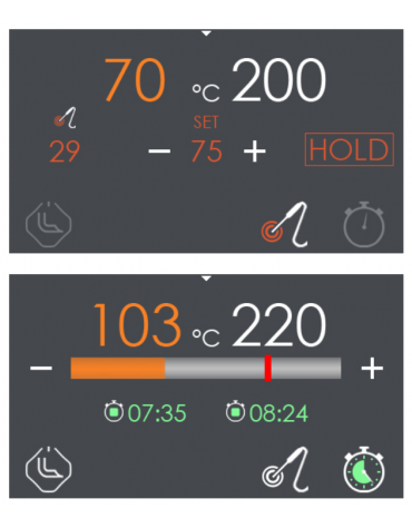 Brasiera elettrica fissa multifunzionale - vasca cm 72,5x64,5x10h - 2 zone cottura - comandi Touchscreen - kw 15 - cm 40x90x90h