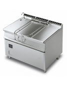 Brasiera elettrica con ribaltamento vasca motorizzato - Lt 120, vasca fondo acciaio inox, comandi digitali - cm 120x90x90h