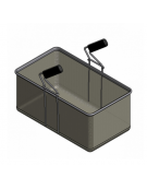 Cesto 1/1 per cuocipasta - cm 28x49x21,5h - per articoli DN38436 - DN38438 - DN38440 - DN38442 - DN38444 - DN38445