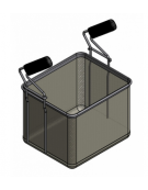 Cesto 1/1 per cuocipasta - cm 28x49x21,5h - per articoli DN38436 - DN38438 - DN38440 - DN38442 - DN38444 - DN38445