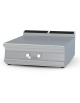 Piano di lavoro da banco inox AISI 304 con alzatina posteriore, 1 cassetto, 1 bacinella inox cm 49x50x15h - cm tot. 60x90x28h